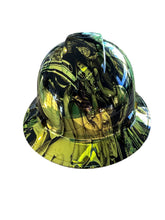 Load image into Gallery viewer, Custom Hydro Dipped Ridgeline Cap Style Gold Chrome Naughty Boy