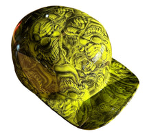Load image into Gallery viewer, Custom Hydro Dipped Hi Vis Green Boss Skulls Doughboy Mikes Pro Lid novelty helmet