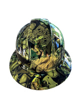 Load image into Gallery viewer, Custom Hydro Dipped Ridgeline Cap Style Gold Chrome Naughty Boy