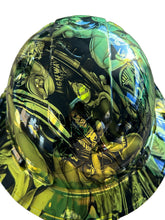Load image into Gallery viewer, Custom Hydro Dipped Ridgeline Cap Style Gold Chrome Naughty Boy