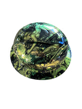 Load image into Gallery viewer, Custom Hydro Dipped Ridgeline Cap Style Gold Chrome Naughty Boy
