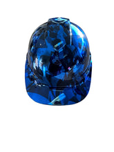Load image into Gallery viewer, Custom Hydro Dipped Ridgeline Cap Style Chrome Kandy Blue Midnight Flags