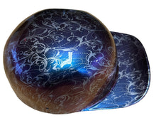 Load image into Gallery viewer, Custom Hydro Dipped Purple Blue Chameleon Lilies Doughboy Mikes Pro Lid novelty helmet