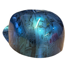 Load image into Gallery viewer, Custom Hydro Dipped Blue Green Chameleon 100 Stacks Doughboy Mikes Pro Lid novelty helmet