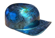 Load image into Gallery viewer, Custom Hydro Dipped Blue Green Chameleon 100 Stacks Doughboy Mikes Pro Lid novelty helmet