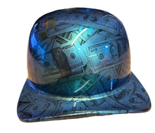 Load image into Gallery viewer, Custom Hydro Dipped Blue Green Chameleon 100 Stacks Doughboy Mikes Pro Lid novelty helmet