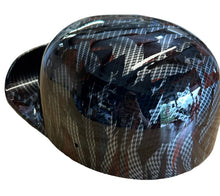 Load image into Gallery viewer, Custom Hydro Dipped Carbon Fiber American Flags 2.0 Mikes Pro Lid novelty helmet