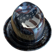 Load image into Gallery viewer, Hydro Dipped Carbon Fiber American Flags Fedora Mikes Pro Lid novelty helmet