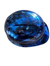 Load image into Gallery viewer, Custom Hydro Dipped Ridgeline Cap Style Chrome Kandy Blue Midnight Flags