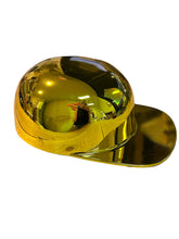 Load image into Gallery viewer, Custom Gold Chrome Flatboy Mikes Pro Lid novelty helmet