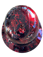 Load image into Gallery viewer, Custom Hydro Dipped Ridgeline Full Brim Chrome kandy red Reaper