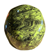 Load image into Gallery viewer, Custom Hydro Dipped Hi Vis Green Boss Skulls Doughboy Mikes Pro Lid novelty helmet