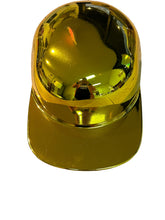 Load image into Gallery viewer, Custom Gold Chrome Flatboy Mikes Pro Lid novelty helmet