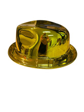 Load image into Gallery viewer, Custom Chrome Gold Fedora Mikes Pro Lid novelty helmet
