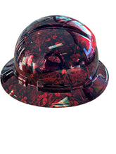 Load image into Gallery viewer, Custom Hydro Dipped Ridgeline Full Brim Chrome kandy red Reaper