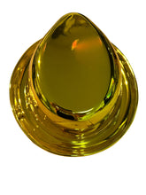 Load image into Gallery viewer, Custom Chrome Gold Fedora Mikes Pro Lid novelty helmet