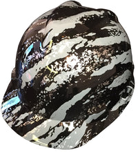 Load image into Gallery viewer, Hard Hat MSA V-Gard Cap Style Custom Gray Marble Splash