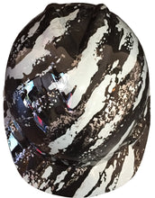 Load image into Gallery viewer, Hard Hat MSA V-Gard Cap Style Custom Gray Marble Splash