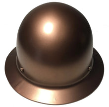 Load image into Gallery viewer, Custom Hard Hat Copper Metallic MSA SkullGard Full Brim