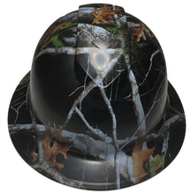 Load image into Gallery viewer, Custom Hydro Dipped Hard Hat Black Vista Camo Full Brim Ridgeline
