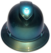 Load image into Gallery viewer, Custom Hard Hat Ridgeline Blue Green Chameleon