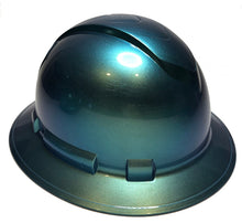 Load image into Gallery viewer, Custom Hard Hat Ridgeline Blue Green Chameleon