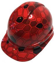 Load image into Gallery viewer, Hard Hat Ridgeline Cap Style Custom Red Hex Camo