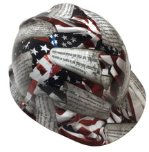 Load image into Gallery viewer, Hard Hat MSA V-Gard Cap Style Custom Hydro Dipped Kandy Blue Green Carbon Fiber