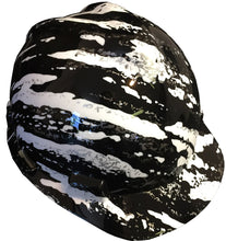 Load image into Gallery viewer, Hard Hat MSA V-Gard Cap Style Custom Hydro Dipped White Marble Splash