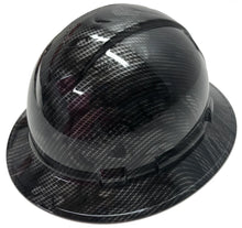 Load image into Gallery viewer, Custom Hydro Dipped Hard Hat Carbon Fiber Hades Skulls Full Brim Ridgeline