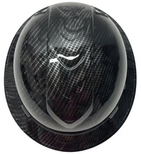 Load image into Gallery viewer, Custom Hydro Dipped Hard Hat Carbon Fiber Hades Skulls Full Brim Ridgeline