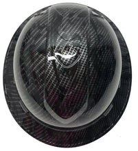 Load image into Gallery viewer, Custom Hydro Dipped Hard Hat Carbon Fiber No Evil Skulls Full Brim Ridgeline