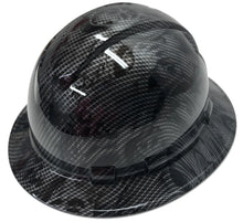 Load image into Gallery viewer, Custom Hydro Dipped Hard Hat Carbon Fiber No Evil Skulls Full Brim Ridgeline