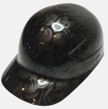 Load image into Gallery viewer, Custom Hydro Dipped Metallic Graphite Insanity Skulls Bump Cap