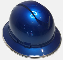 Load image into Gallery viewer, Custom Painted Speedway Blue Ridgeline Full Brim With Chrome EdgeGard