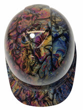 Load image into Gallery viewer, Custom Hydro Dipped Hard Hat Oil Slick Insanity Skulls Ridgeline Cap Style