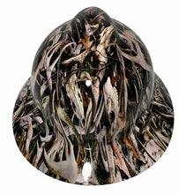 Load image into Gallery viewer, Custom Hard Hat Black Bonz Camo Hydro Dipped Full Brim MSA VGard