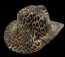 Load image into Gallery viewer, Custom Hydro Dipped Western Outlaw Cheetah Print Cowboy Hat
