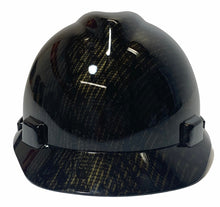 Load image into Gallery viewer, Custom Hard Hat Hydro Dipped Carbon Fiber Insanity Skulls MSA V-Gard Cap Style