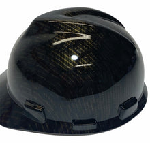Load image into Gallery viewer, Custom Hard Hat Hydro Dipped Carbon Fiber Insanity Skulls MSA V-Gard Cap Style