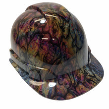 Load image into Gallery viewer, Custom Hydro Dipped Hard Hat Oil Slick Insanity Skulls Ridgeline Cap Style