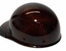 Load image into Gallery viewer, Custom Hydro Dipped Translucent Orange Lift Dax Carbon Fiber HDCC-17KG Cap Style Hard Hat