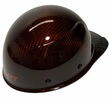 Load image into Gallery viewer, Custom Hydro Dipped Translucent Orange Lift Dax Carbon Fiber HDCC-17KG Cap Style Hard Hat