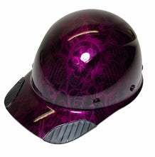 Load image into Gallery viewer, Custom Kandy Purple Insanity Skulls Lift Dax Carbon Fiber HDCC-17KG Cap Style Hard Hat