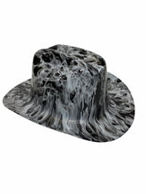 Load image into Gallery viewer, Custom Western Outlaw Hard Hat Scorching Hot Flames Cowboy Hat