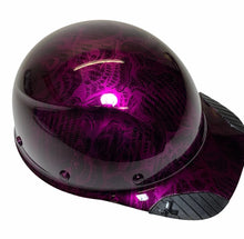 Load image into Gallery viewer, Custom Kandy Purple Insanity Skulls Lift Dax Carbon Fiber HDCC-17KG Cap Style Hard Hat