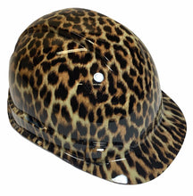 Load image into Gallery viewer, Hard Hat Ridgeline Cap Style Custom Cheetah Print
