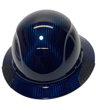 Load image into Gallery viewer, Custom Translucent Teal Lift DAX Carbon Fiber HDC-15KG Full Brim Hard Hat