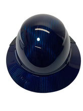 Load image into Gallery viewer, Custom Translucent Teal Lift DAX Carbon Fiber HDC-15KG Full Brim Hard Hat