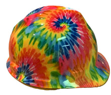 Load image into Gallery viewer, Hard Hat MSA V-Gard Cap Style Custom Light Tie Dye